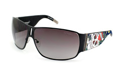 Ed Hardy Sonnenbrille - Modell: Ed Hardy Love Kills Slowly EHS 012 Black