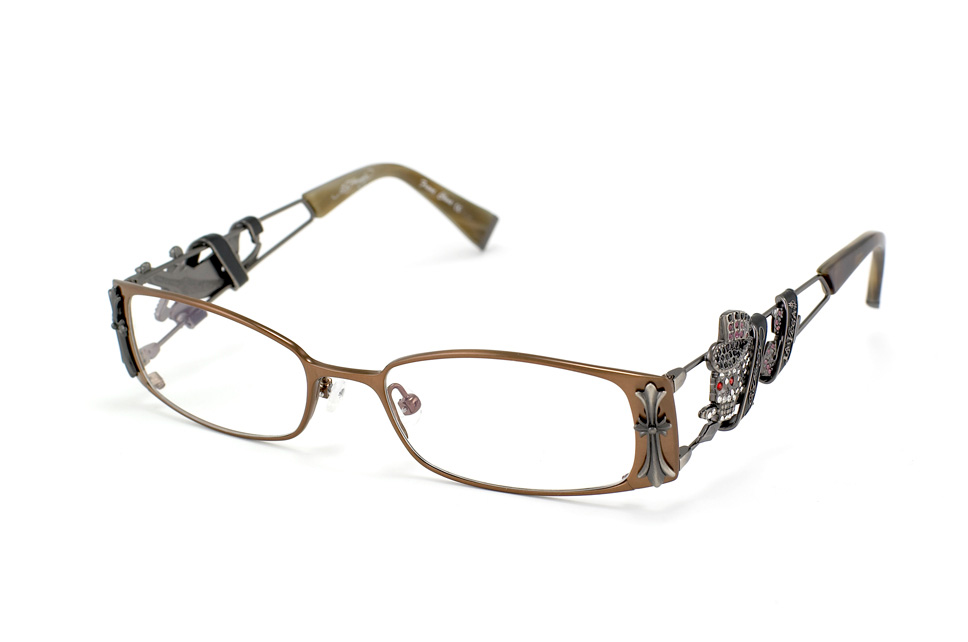 Ed Hardy Brille EHO 708 Copper / Pewter