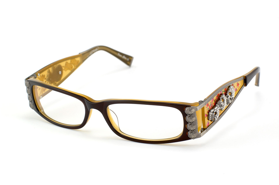 Ed Hardy Brille EHO 712 Sky Amber
